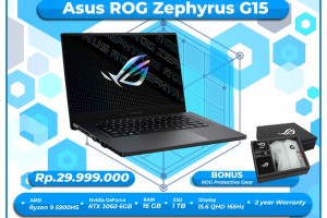 ASUS ROG Zephyrus G15 GA503QM dengan RTX3060