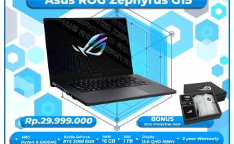 ASUS ROG Zephyrus G15 GA503QM dengan RTX3060