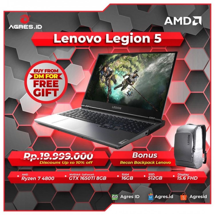 Promo Lenovo Legion 5