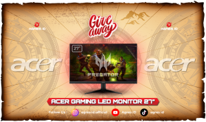 Giveaway Acer Gaming LED Monitor 27" AGRES.ID April 2021