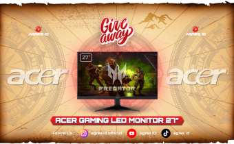 Giveaway Acer Gaming LED Monitor 27" AGRES.ID April 2021