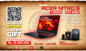 Promo Acer Nitro 5 Ryzen 7 5800H RTX 3060